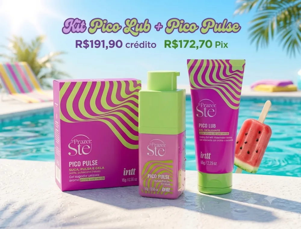 Kit Pico Lub + Pico Pulse Melância